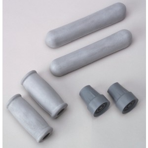 Crutch Replacement Tips,Gray