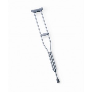 Push-Button Aluminum Crutches