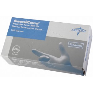 SensiCare Nitrile Exam Gloves,Blue,XX-Large