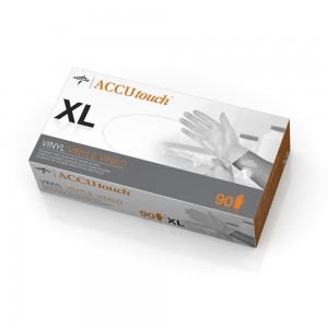 Accutouch Synthetic Exam Gloves - CA Only,Clear,X-Large