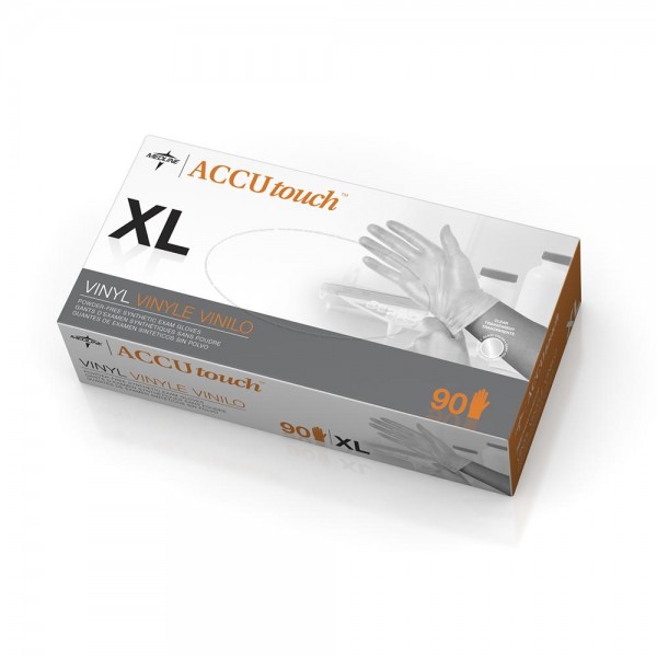 Accutouch Synthetic Exam Gloves - CA Only,Clear,X-Large