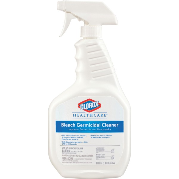 Clorox Healthcare Bleach Germicidal Cleaner,22.000 OZ