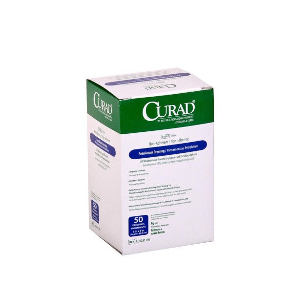 CURAD Sterile Petrolatum Gauze