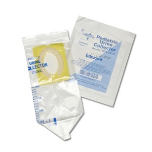 Pediatric Urine Collectors,Clear,200.0 ML