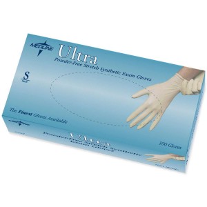 Ultra Stretch Synthetic Exam Gloves,Small