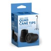 Quad Cane Tips,Black