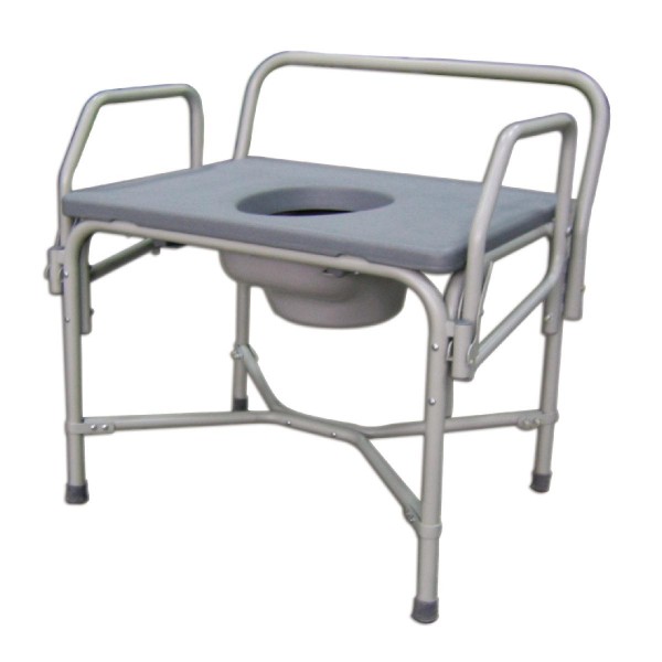 Bariatric Drop-Arm Commode