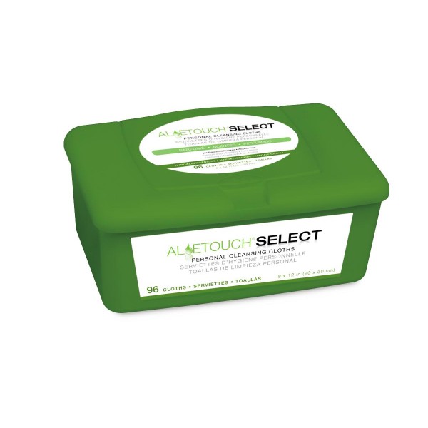 Aloetouch SELECT Premium Spunlace Personal Cleansing Wipes