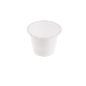 Plastic Souffle Cup,White,0.750 OZ