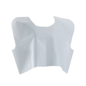 Disposable Tissue / Poly / Tissue Exam Capes,White,30" W X 21"L