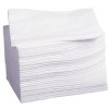 Deluxe Dry Disposable Washcloths,White