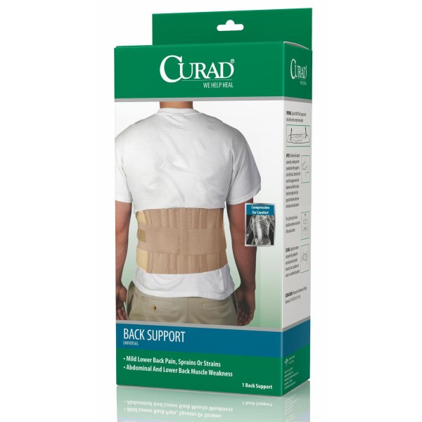 CURAD Universal Back Support,Beige,Universal