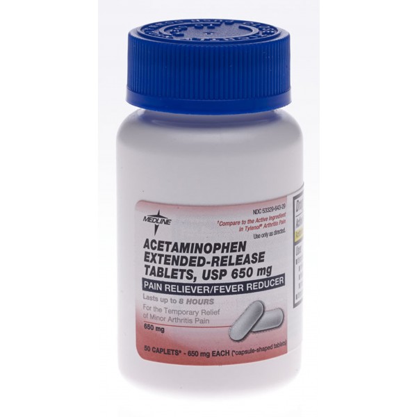 Acetaminophen Extended Release Caplets