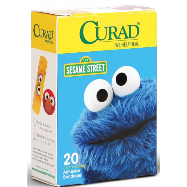 CURAD Sesame Street Adhesive Bandages