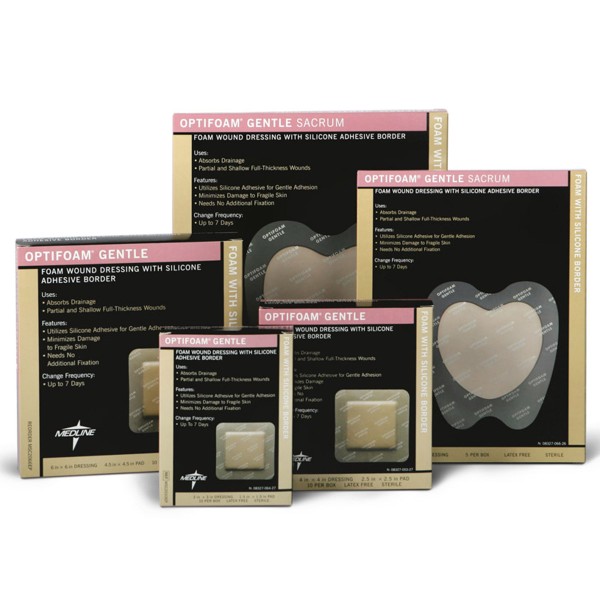 Optifoam Gentle Border Adhesive Dressings