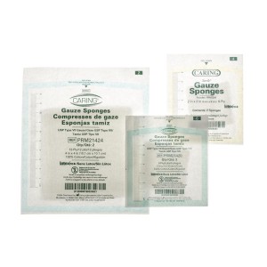 Caring Woven Sterile Gauze Sponges