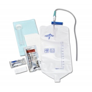 Pre-Connected Vinyl Intermittent Catheter Trays