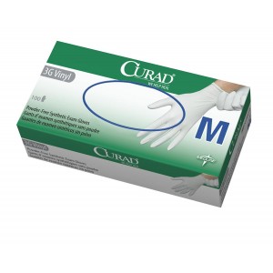 CURAD 3G Vinyl Exam Gloves - CA Only