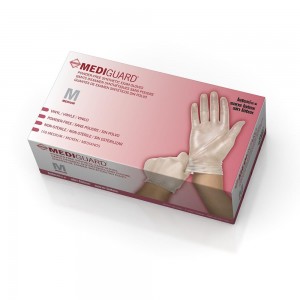 MediGuard Vinyl Synthetic Exam Gloves - CA Only