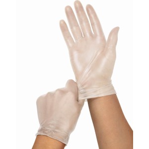 Cedar Vinyl Synthetic Exam Gloves - CA Only