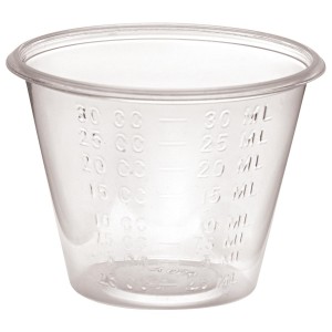 Non-Sterile Graduated Plastic Medicine Cups