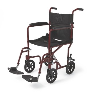 Aluminum Transport Chair with 8" Wheels