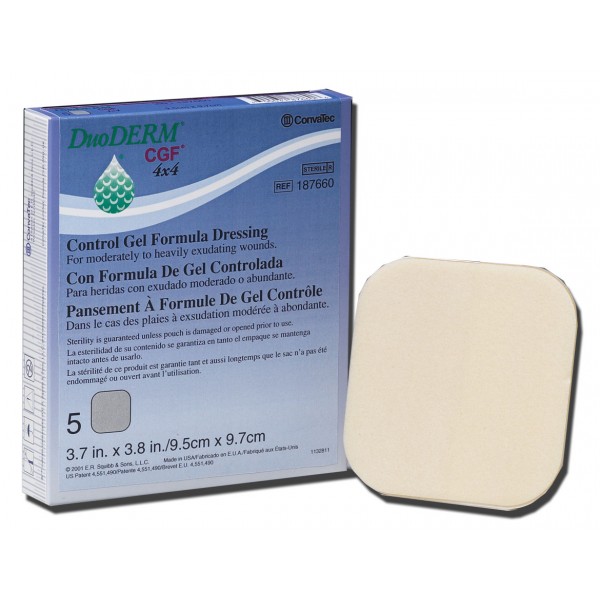 DuoDerm CGF Control Gel Formula Dressing by Convatec